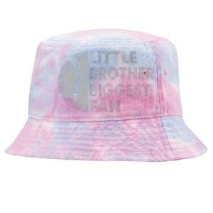 Little Brother Biggest Fan Baseball Season Gift For Tie-Dyed Bucket Hat