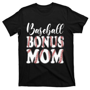 Leopard Baseball Bonus Mom Stepmom Mother's Day T-Shirt