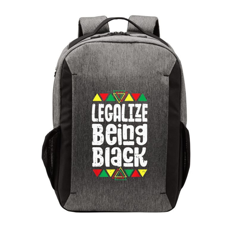 Legalize Being Black History Month Activist Tribal Vector Backpack