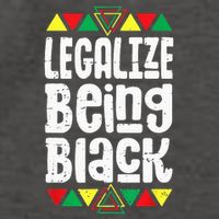 Legalize Being Black History Month Activist Tribal Vector Backpack