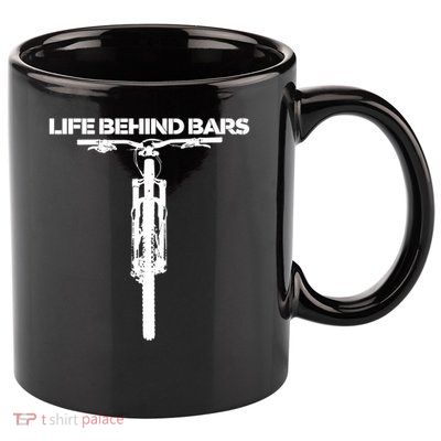 Life Behind Bars Cycling 11oz C Handle Ceramic Mug