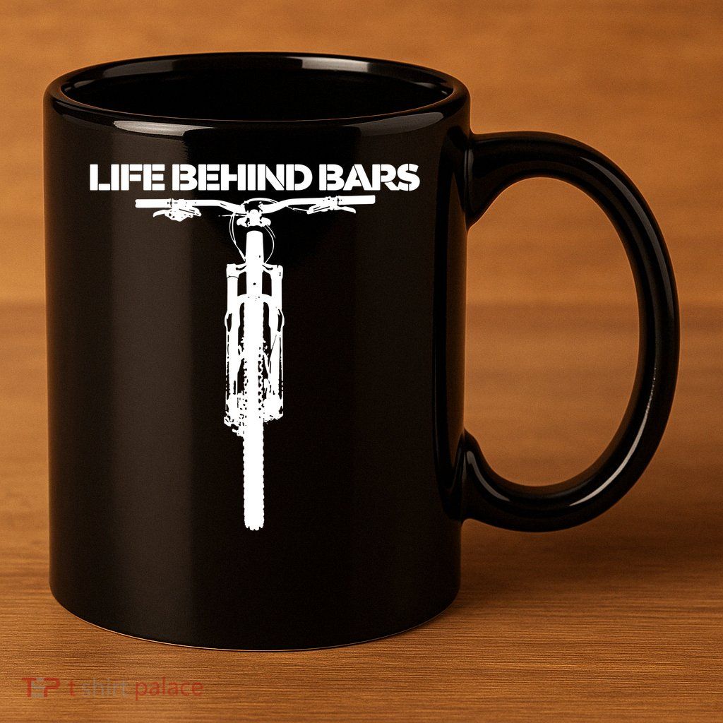 Life Behind Bars Cycling 11oz C Handle Ceramic Mug