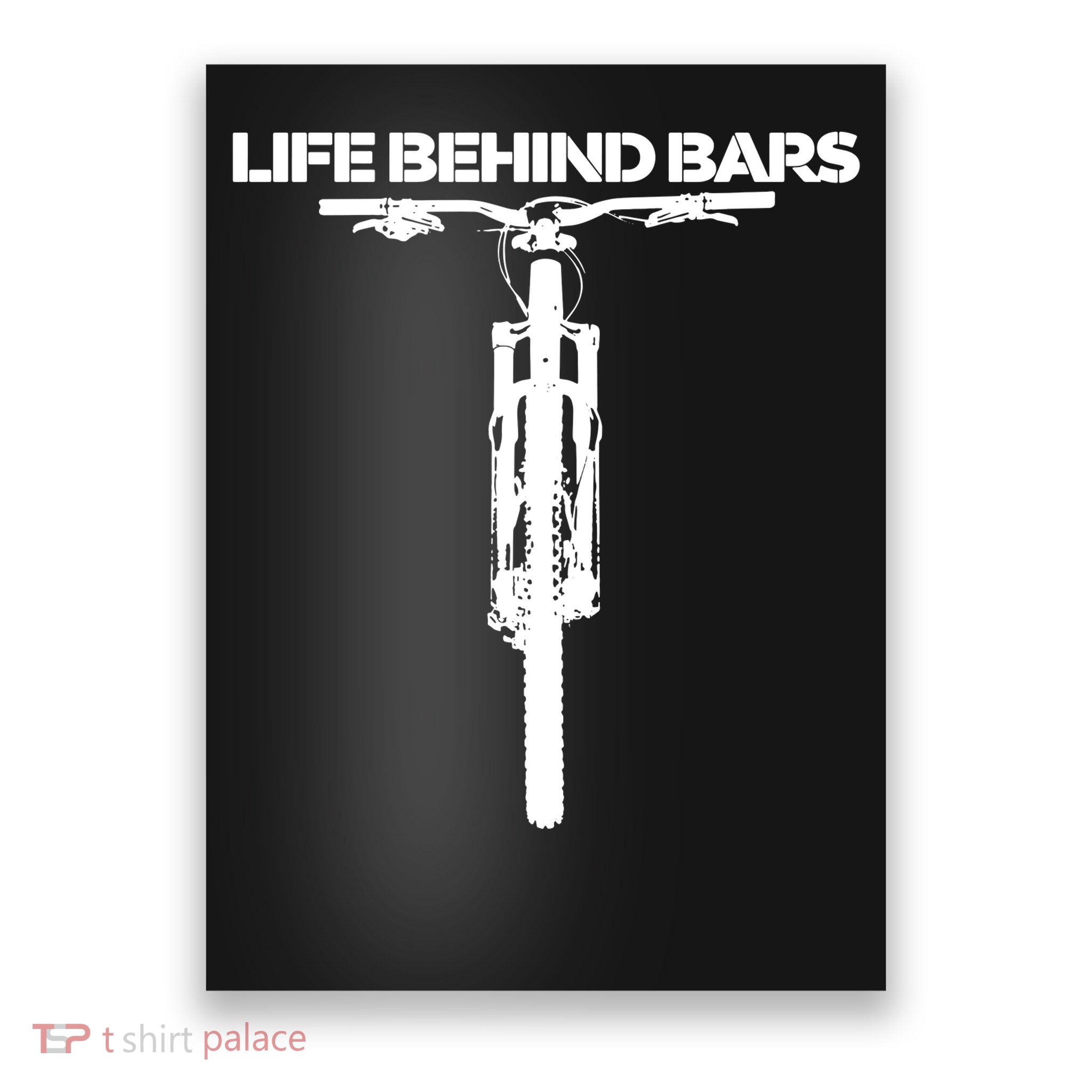 Life Behind Bars Cycling Poster