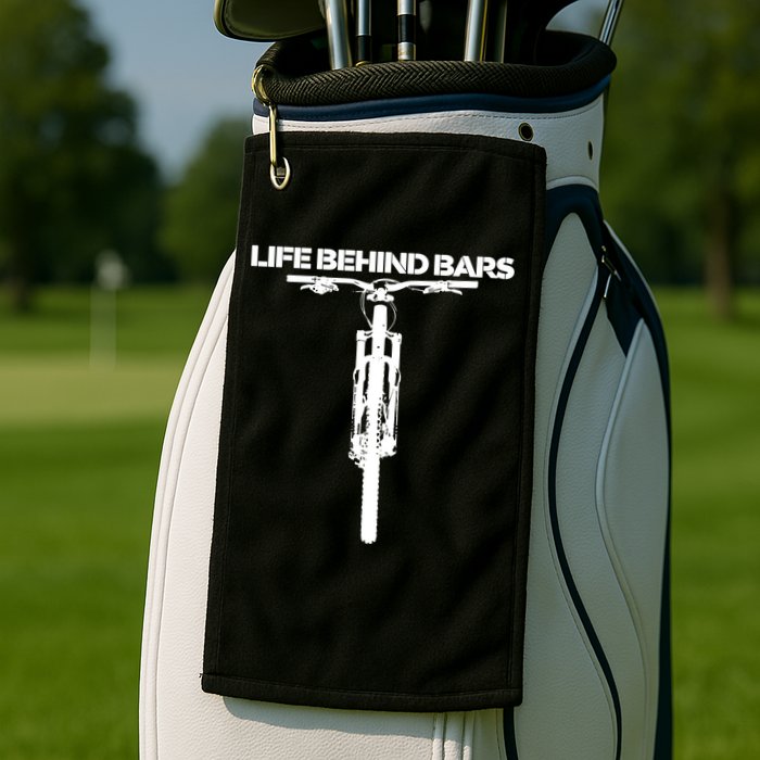 Life Behind Bars Cycling Golf Towel