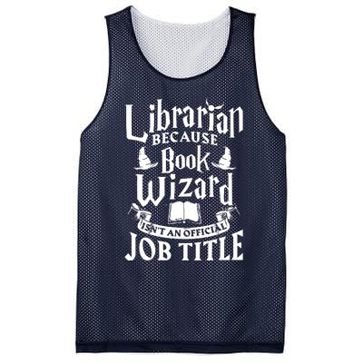 Librarian Bcs Book Wizard Isnt A Job Title Library Mesh Reversible Basketball Jersey Tank