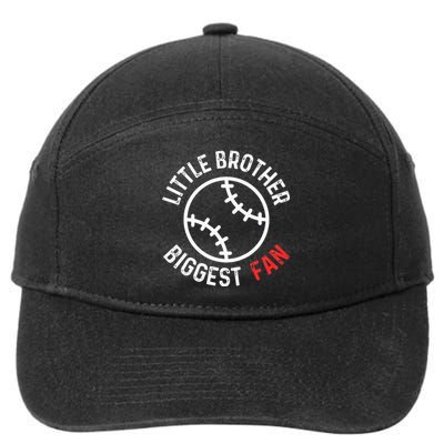 Little Brother Biggest Fan Baseball Season 7-Panel Snapback Hat