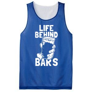 Life Behind Bars Meaningful Gift Beer Ing Craft Funny Slogan Gift Mesh Reversible Basketball Jersey Tank