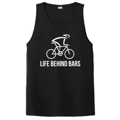 Life Behind Bars Cool Gift Cycling Bike Rider Cool Gift Cute Gift PosiCharge Competitor Tank