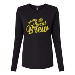 Local Brew Beer Gift Womens Cotton Relaxed Long Sleeve T-Shirt