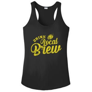 Local Brew Beer Gift Ladies PosiCharge Competitor Racerback Tank