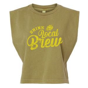 Local Brew Beer Gift Garment-Dyed Women's Muscle Tee