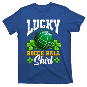 Lucky Bocce Ball Great Gift Italian Game Bocce Gift T-Shirt