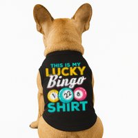 Lucky Bingo Bingo Player Hobby Gambling Funny Bingo Doggie Tank