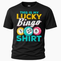 Lucky Bingo Bingo Player Hobby Gambling Funny Bingo Cooling Performance Crew T-Shirt