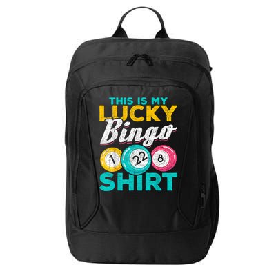 Lucky Bingo Bingo Player Hobby Gambling Funny Bingo City Backpack