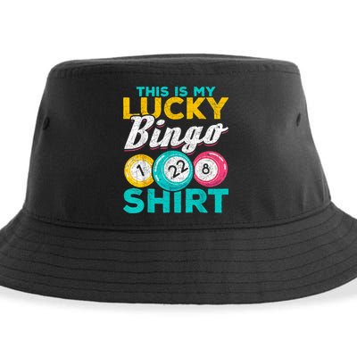 Lucky Bingo Bingo Player Hobby Gambling Funny Bingo Sustainable Bucket Hat