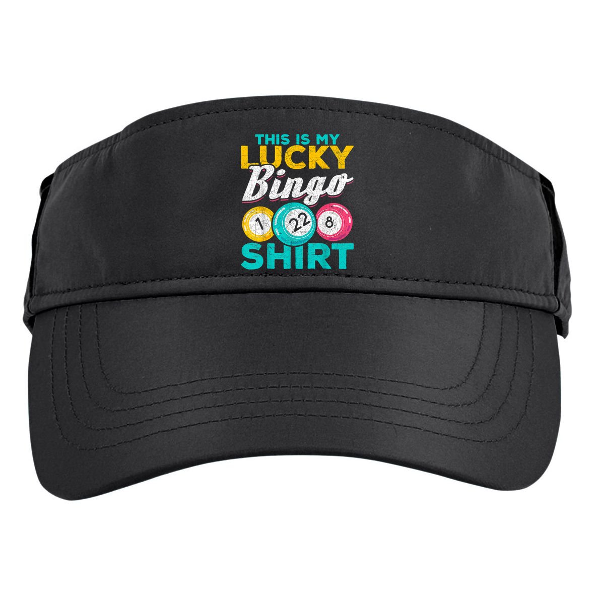 Lucky Bingo Bingo Player Hobby Gambling Funny Bingo Adult Drive Performance Visor