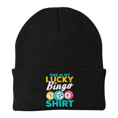 Lucky Bingo Bingo Player Hobby Gambling Funny Bingo Beanie