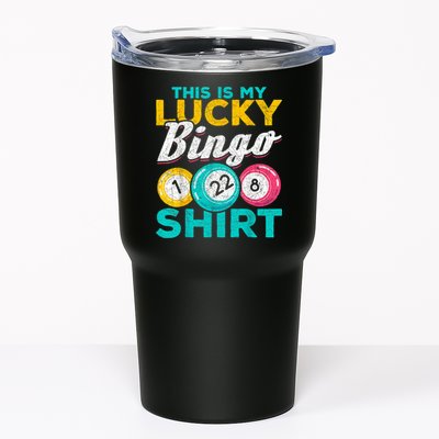 Lucky Bingo Bingo Player Hobby Gambling Funny Bingo Tumbler