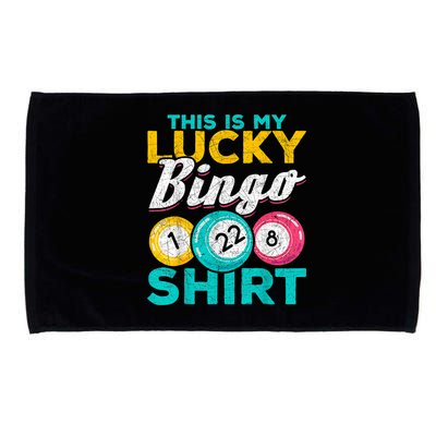 Lucky Bingo Bingo Player Hobby Gambling Funny Bingo Microfiber Hand Towel