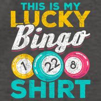 Lucky Bingo Bingo Player Hobby Gambling Funny Bingo Vector Backpack