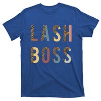 Lash Babe Boss Hustler Artist Tech Eyelash Extention Leopard Gift T-Shirt