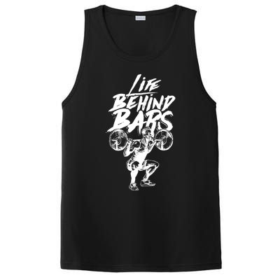 Life Behind Bars Gift Workout Lifting And Bodybuilding Cool Gift PosiCharge Competitor Tank