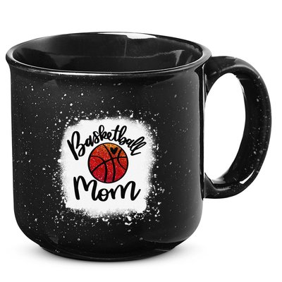 Leopard Bleached Basketball Mom Game Day Gift 15oz Campfire Ceramic Mug