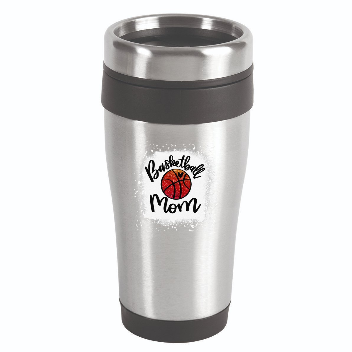 Leopard Bleached Basketball Mom Game Day Gift 16oz Travel Tumbler