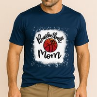 Leopard Bleached Basketball Mom Game Day Gift Cooling Performance Crew T-Shirt