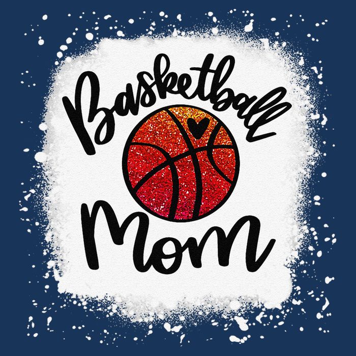 Leopard Bleached Basketball Mom Game Day Gift Cooling Performance Crew T-Shirt