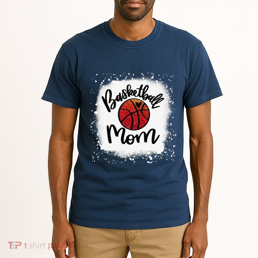 Leopard Bleached Basketball Mom Game Day Gift Tall T-Shirt