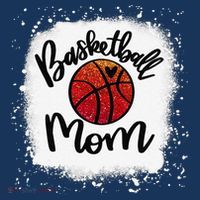 Leopard Bleached Basketball Mom Game Day Gift Flatbill Hat