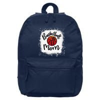 Leopard Bleached Basketball Mom Game Day Gift 16 in Basic Backpack