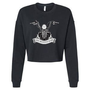 Life Behind Bars Softail Bikes Cropped Pullover Crew