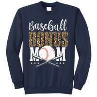 Leopard Baseball Bonus Mom Stepmother MotherS Day Sweatshirt