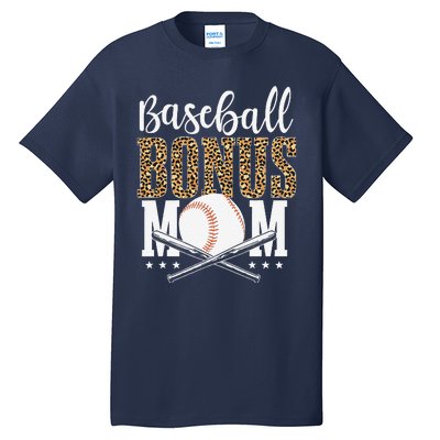 Leopard Baseball Bonus Mom Stepmother MotherS Day Tall T-Shirt