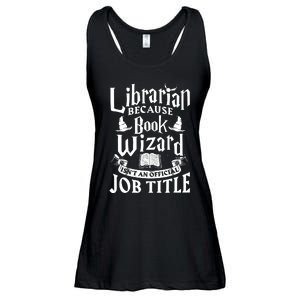 Librarian Bcs Book Wizard Isnt A Job Title Library Ladies Essential Flowy Tank