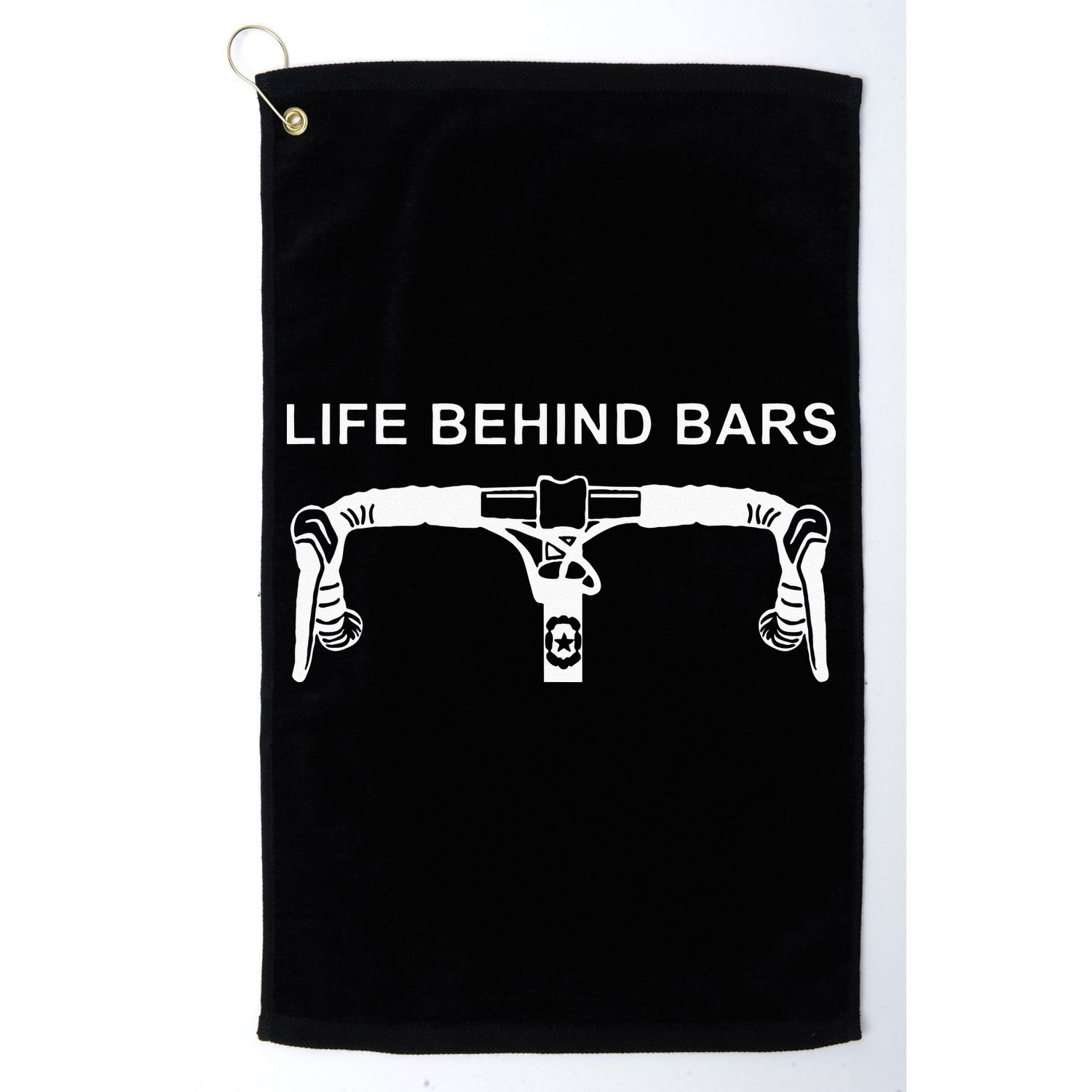 LIFE BEHIND BARS Funny Cycling Biking Golf Towel