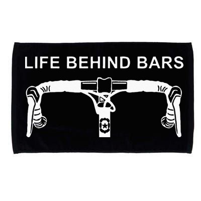 LIFE BEHIND BARS Funny Cycling Biking Microfiber Hand Towel