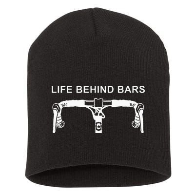 LIFE BEHIND BARS Funny Cycling Biking Short Acrylic Beanie