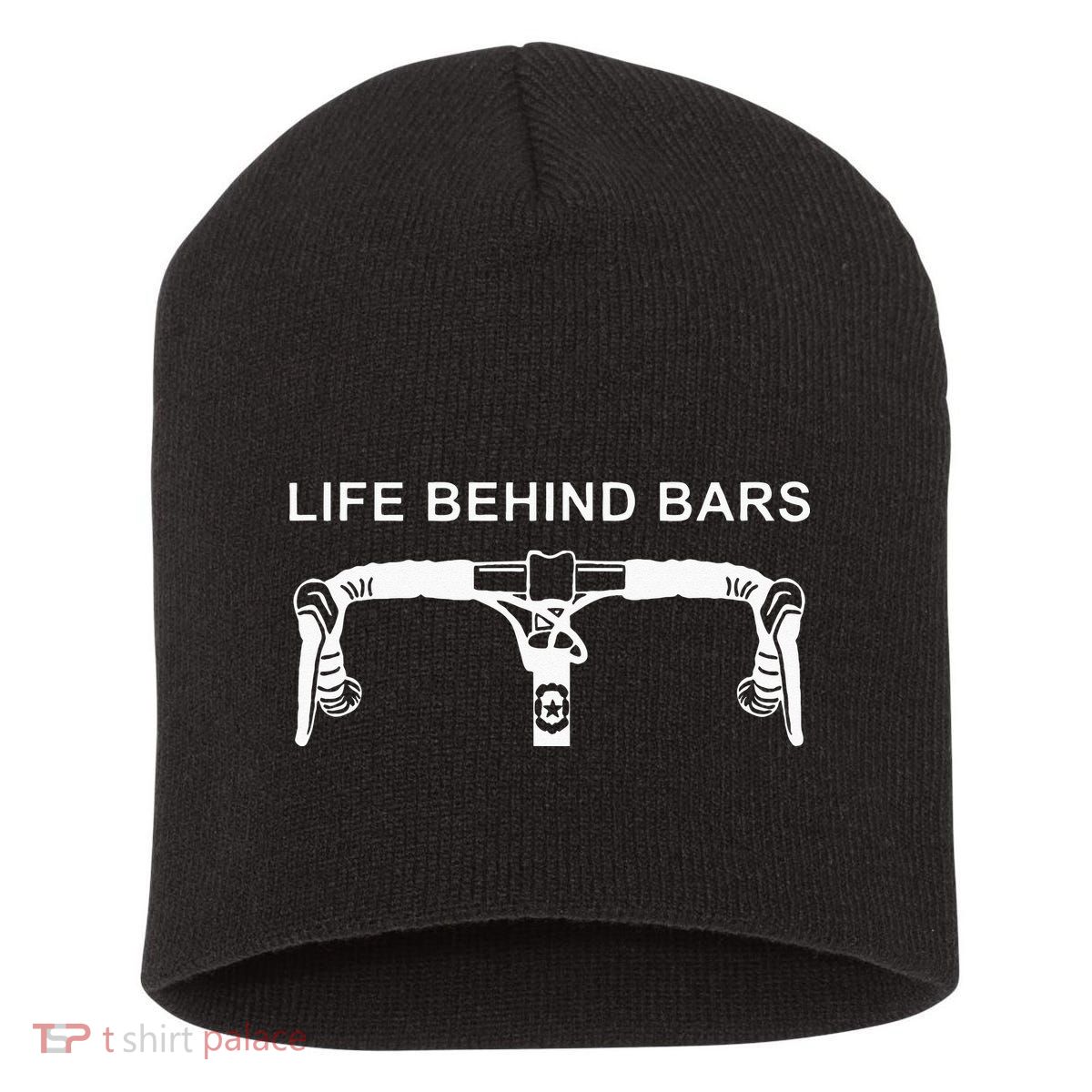 LIFE BEHIND BARS Funny Cycling Biking Short Acrylic Beanie