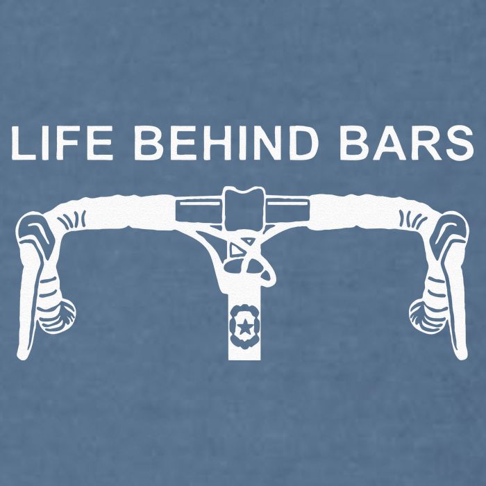 LIFE BEHIND BARS Funny Cycling Biking Garment-Dyed Sweatshirt