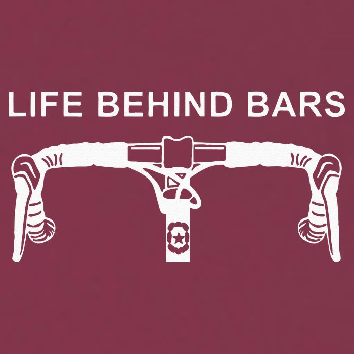 LIFE BEHIND BARS Funny Cycling Biking 16oz Travel Tumbler