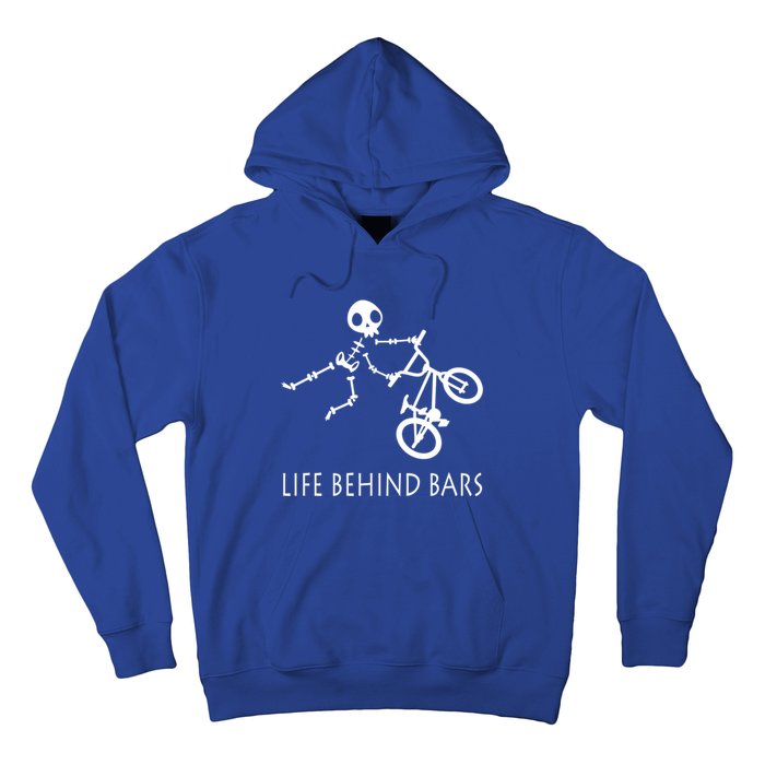 Life Behind Bars Bike Skeleton Bmx Biker Bicycle Rider Gift Hoodie