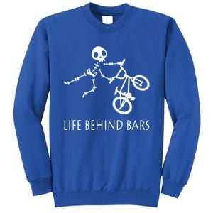 Life Behind Bars Bike Skeleton Bmx Biker Bicycle Rider Gift Sweatshirt