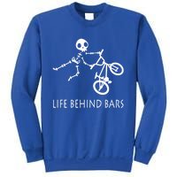 Life Behind Bars Bike Skeleton Bmx Biker Bicycle Rider Gift Sweatshirt