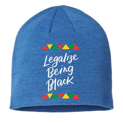 Legalize Being Black African American History Month Blm Cute Gift Sustainable Beanie