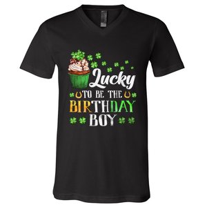 Lucky Birthday Boy V-Neck T-Shirt