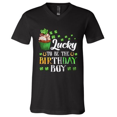 Lucky Birthday Boy V-Neck T-Shirt